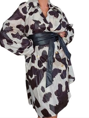 Moschino Love Milano Vintage Animal Print Lightweight Jacket